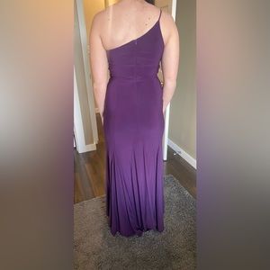 Purple maxi dress